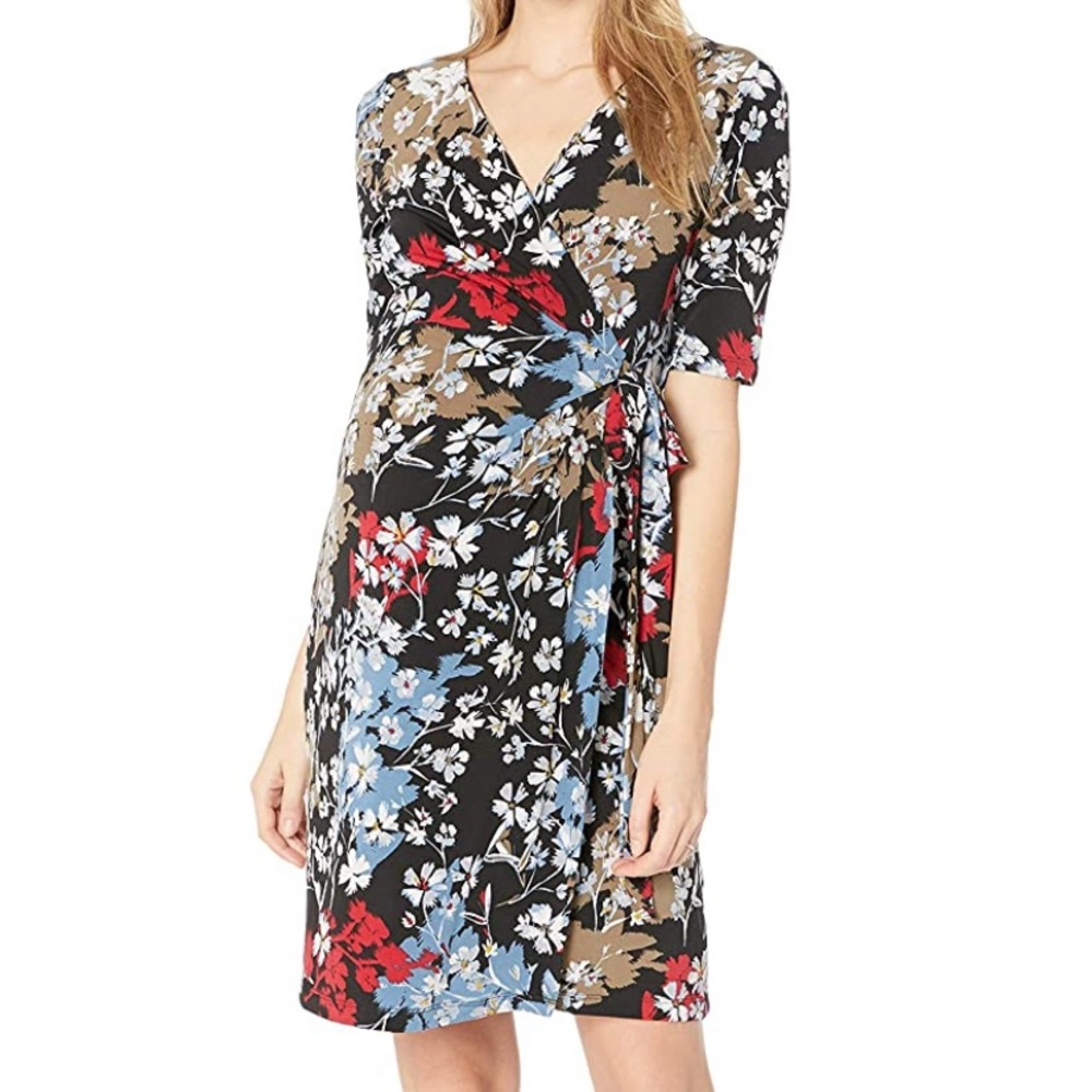 Motherhood Maternity wrap dress